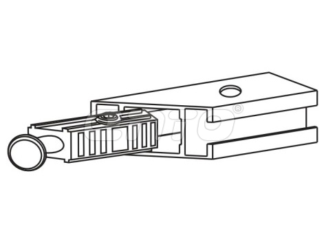 Е475-00 (замок 17х15, 45°, левый)