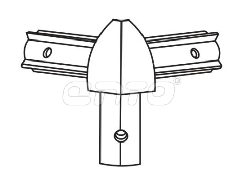 Е652-00 (тройник пластм. А13+А12х2(135°)