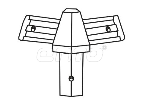 Е673-00 (тройник пластм. А13+А17х2(135°)