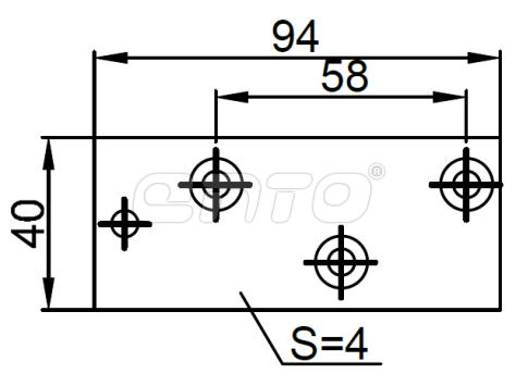 Т322 (пластина монтажная 58-94)