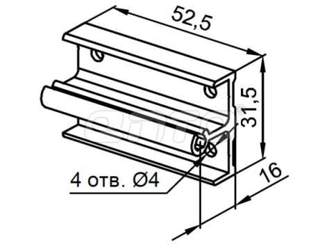 Т348 (сухарь 53)