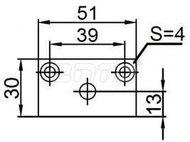 Т340 (пластина монтажная 39-51)